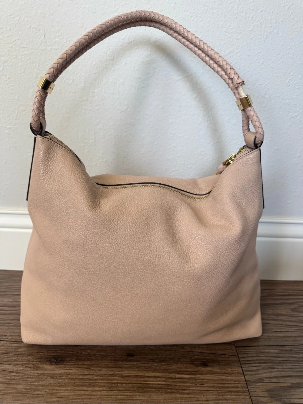 Michael Kors Lexington Taupe Large Shoulder Bag